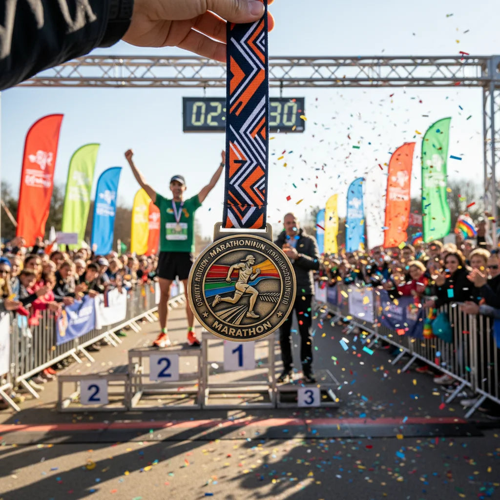 Custom 3D Painted Medals | Double Sided Metal Sports Award MOQ 100