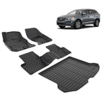 Custom Fit All Weather 3D TPE Floor Mats for Volvo XC60 2010-2017 and 2018-2025