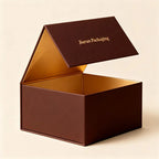 Custom Folding Magnetic Gift Box with Gold Stamping | 500 MOQ