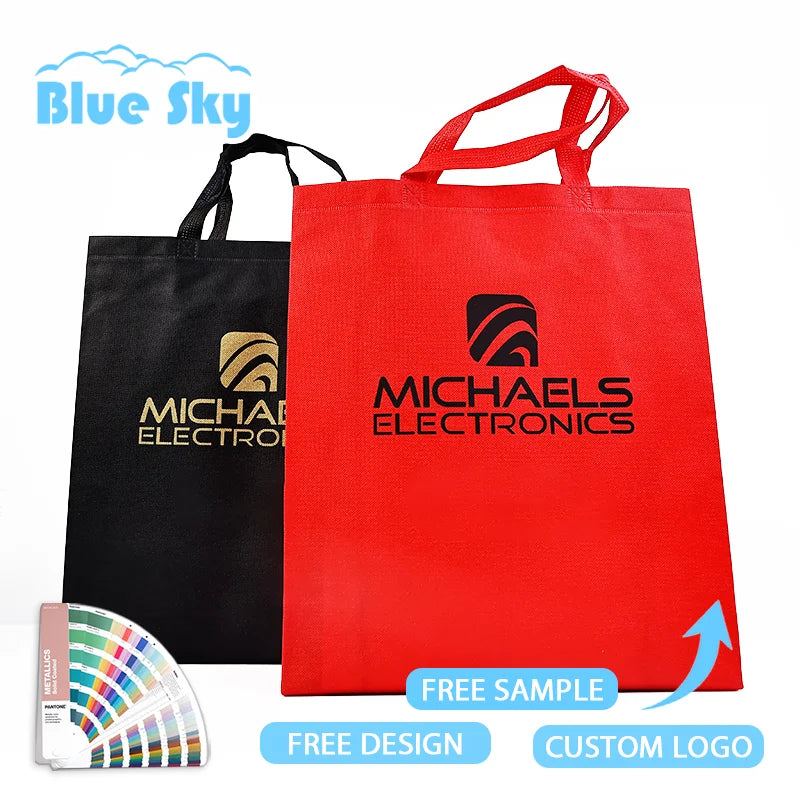Custom Non Woven Tote Bags with Logo | Wholesale MOQ 1,000