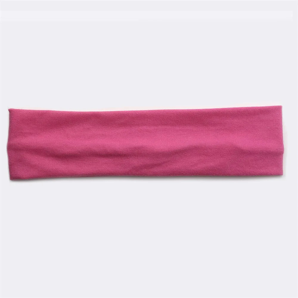Custom Spandex Headband for Women | 23.5cm Stretch Hair Band for Sports & Fashion