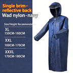 Custom Reflective Motorcycle Raincoat | 500 Pcs MOQ Heavy-Duty Oxford Cloth