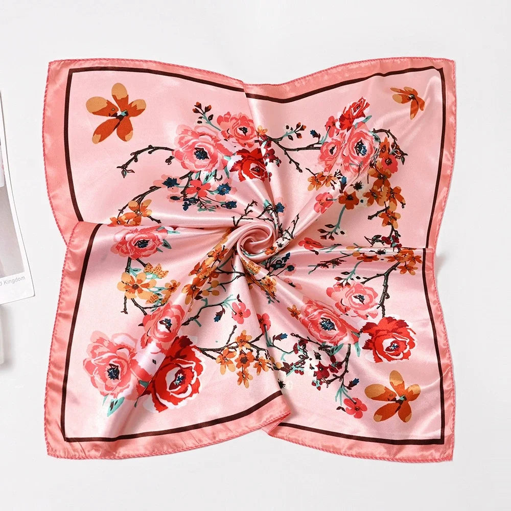 Personalized Silk Satin Scarves | 2-Piece MOQ & 3-7 Day Lead Time | 46 Colors | OEM Manufacture
