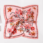 Personalized Silk Satin Scarves | 2-Piece MOQ & 3-7 Day Lead Time | 46 Colors | OEM Manufacture