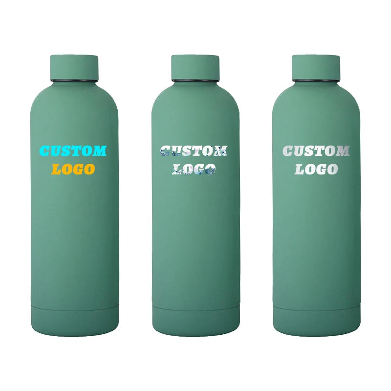 Stainless Steel Insulated Water Bottles in Multiple Sizes for Daily Use, Travel and Custom Branding