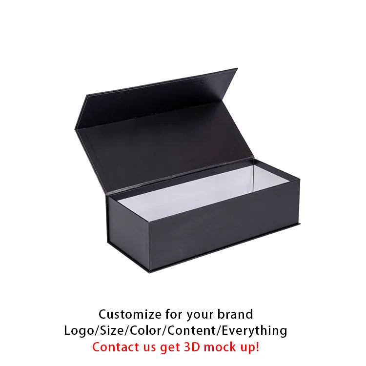 Custom Rigid Gift Boxes with Logo | MOQ 500 | Magnetic Closure