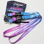 Custom Printed VIP Laminated Name Badges – Personalized ID Badges With Logo and Lanyard