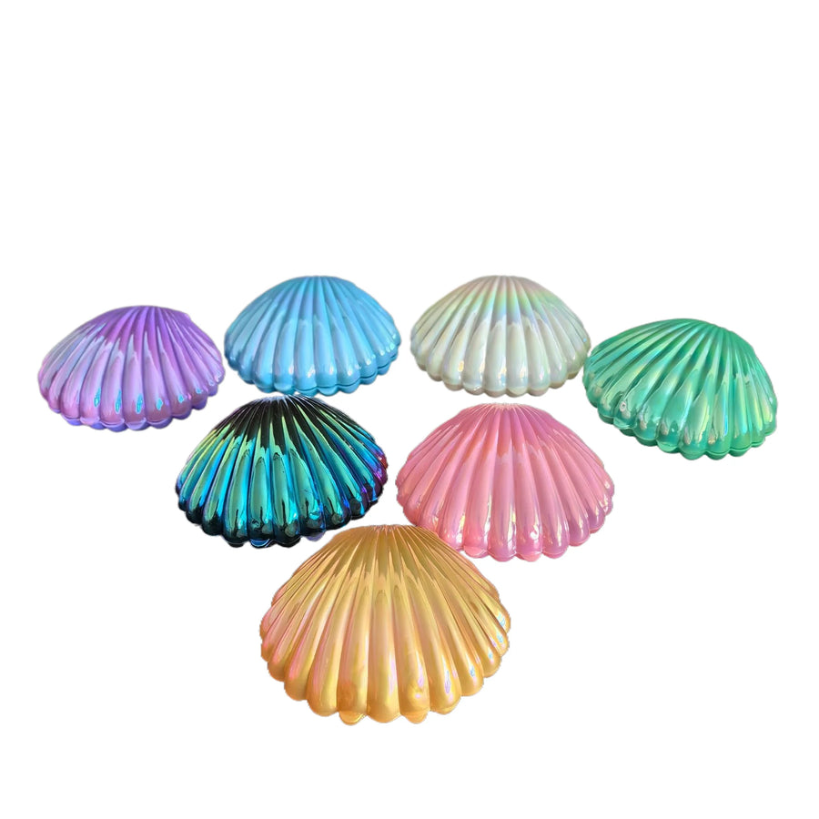 Seashell Favor Boxes | Iridescent Wedding Favors | Personalized