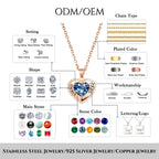 Custom 316L Stainless Steel Jewelry with Logo | MOQ 35 | 0.3μm Plating
