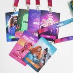 Custom Lanyard & Hard Plastic ID Card Set: PMS Color, Breakaway Clip, Thermal Transfer for Events