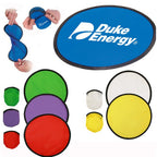 Custom Logo Folding Nylon Flyer Flying Disc for Giveaways | MOQ 100
