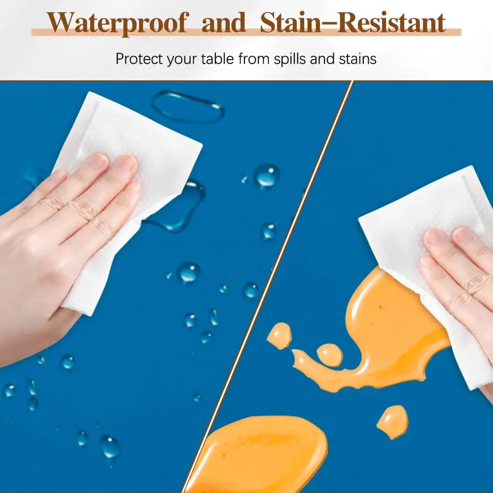 Custom PEVA Tablecloths | Waterproof, Stain-Resistant | 10,000 Pcs MOQ