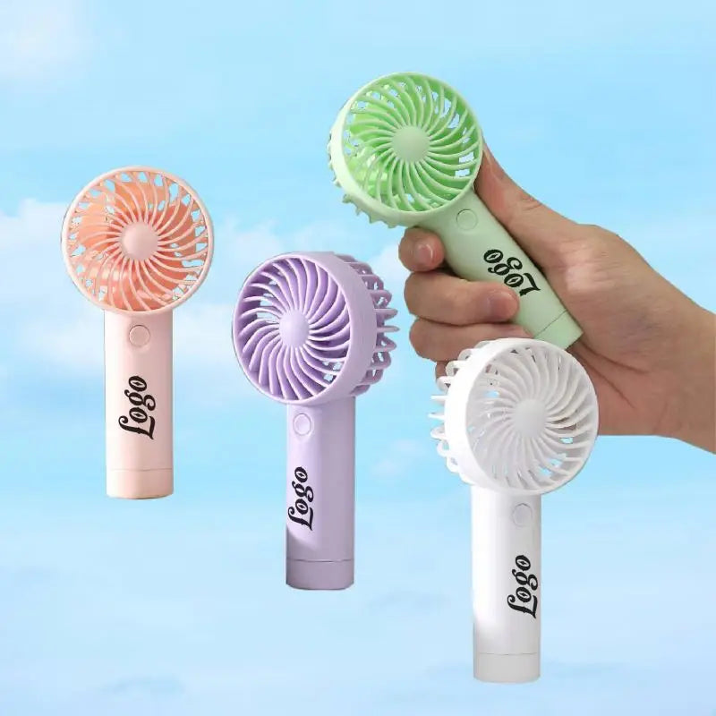 Custom Outdoor USB Portable Mini Cooling Fan with Logo | MOQ 100