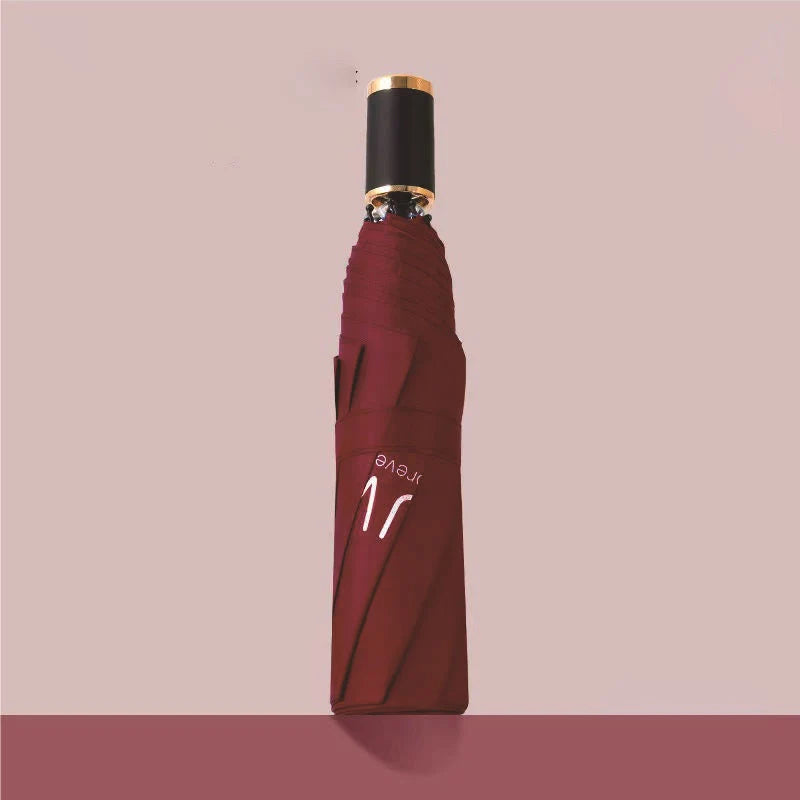 Custom 190T Pongee Umbrella with Logo | 100 MOQ Fully Automatic