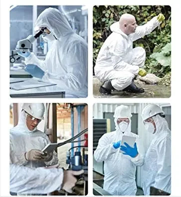 Type 5/6 Disposable Coveralls | CE Certified | 10,000 MOQ | 50-55 GSM