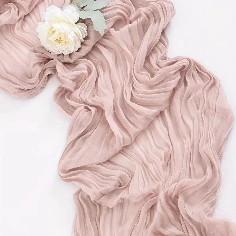 Cheesecloth Table Runners | OEKO-TEX | MOQ 1 | Luxury