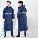 Custom Reflective Motorcycle Raincoat | 500 Pcs MOQ Heavy-Duty Oxford Cloth