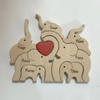 Personalized Wooden Bear Puzzle | FSC-Certified Custom Engraved Gift | Bulk Corporate