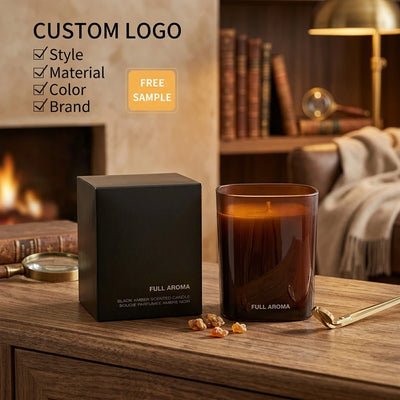 Custom Logo Scented Candles for Wedding Party | 500 MOQ