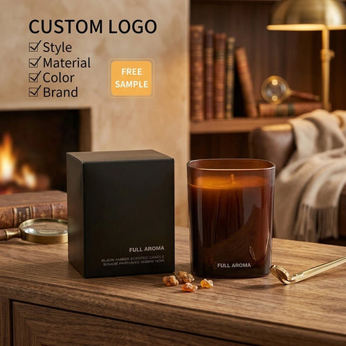 Custom Logo Scented Candles for Wedding Party | 500 MOQ
