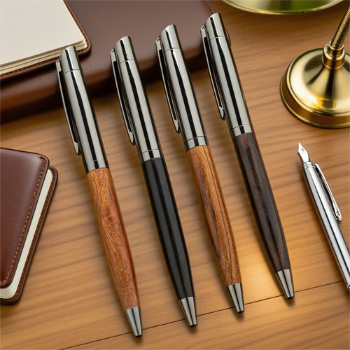 Custom Wooden Ballpoint Pens with Logo | Eco-Friendly Promotional