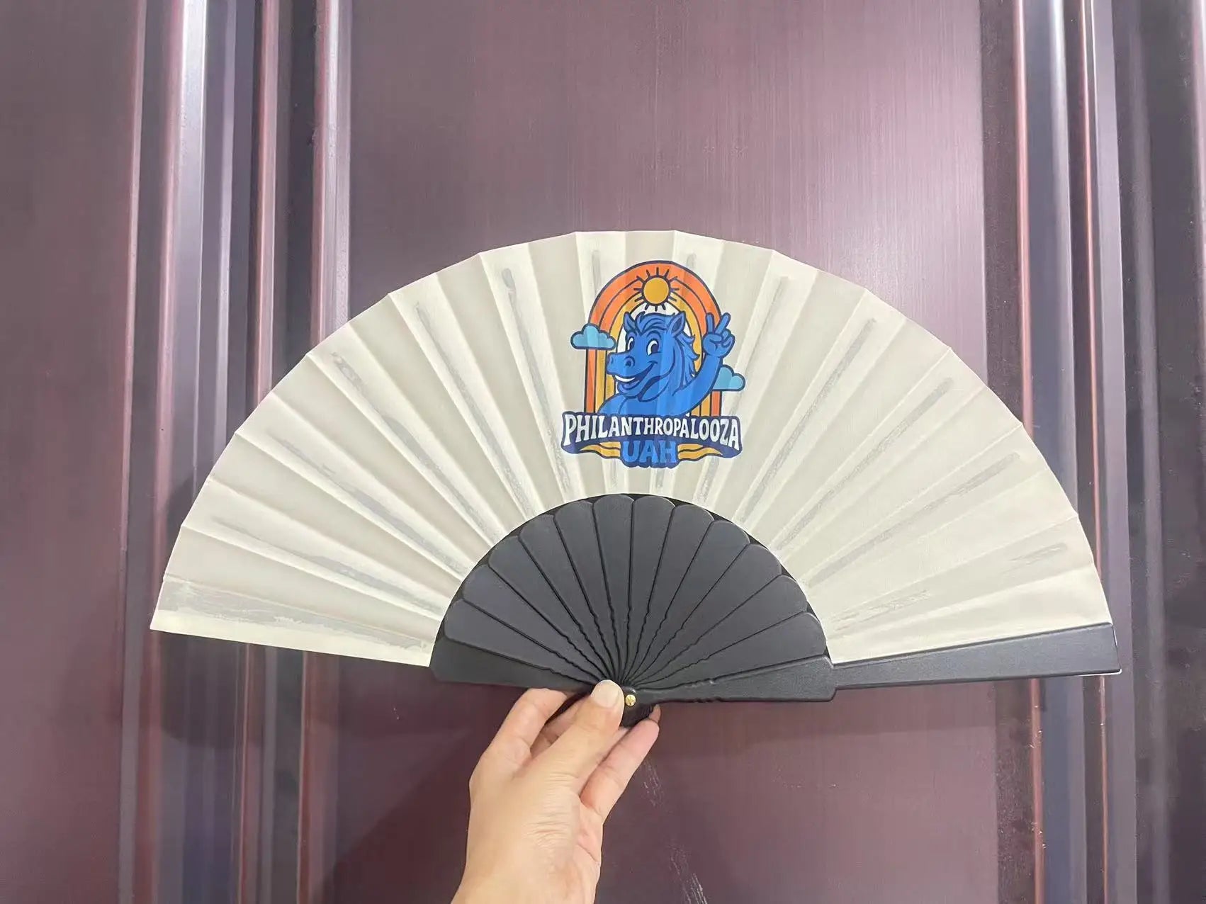 Custom Printed Hand Fans with Logo – 100 MOQ, 7-12 Day Lead