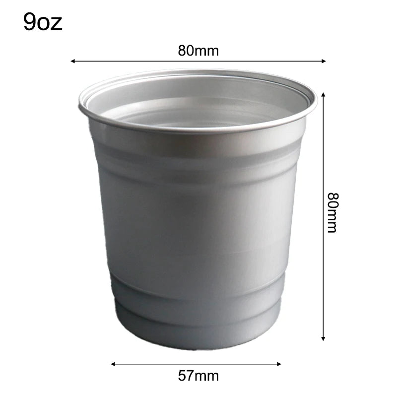 Custom 16oz Aluminum Tumbler | Food-Grade | Reusable Drinkware | Bulk Logo