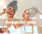 Microfiber Hair Towel 25x65cm | Fast Drying Turban Wrap | Bulk Custom Logo