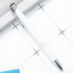 Laser Engraved Metal Pens: 7-Day Lead, 140x10mm, Custom Logo | Promotional Ballpoint Gifts