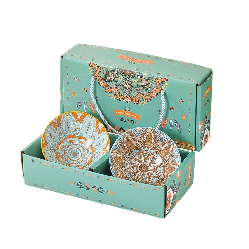 Ceramic Bowl Sets: 20 MOQ, Under-Glazed, Gift Box | Wedding & Corporate Tableware Gifts