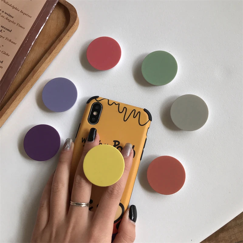 Custom ABS Phone Grips 10 MOQ | 360° Rotating UV Print Logo Promo