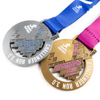 Custom Zinc Alloy Medal with Soft Enamel | 70mm Marathon Finisher Awards & Corporate Recognition | 50 MOQ