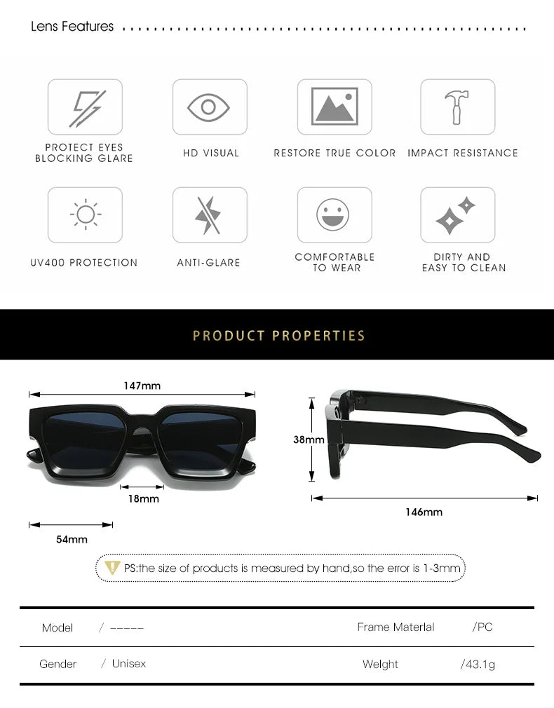 Custom UV400 Sunglasses | 30-Piece MOQ & 7-Day Lead Time | PC Frame | Fashion & Corporate Gifts