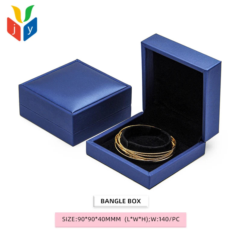 Custom PU Leather Jewelry Boxes with Logo | MOQ 100