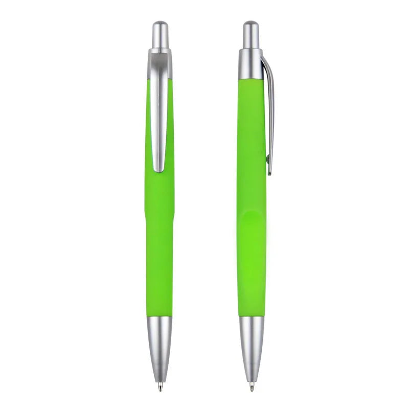 Custom Rubber Coated Pen 1.0mm | Orange Promotional Pen | 50pc MOQ