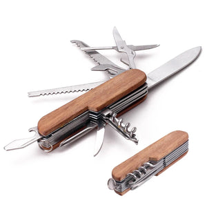 Custom 11-in-1 Folding Pocket Knife with Logo | MOQ 120 pcs