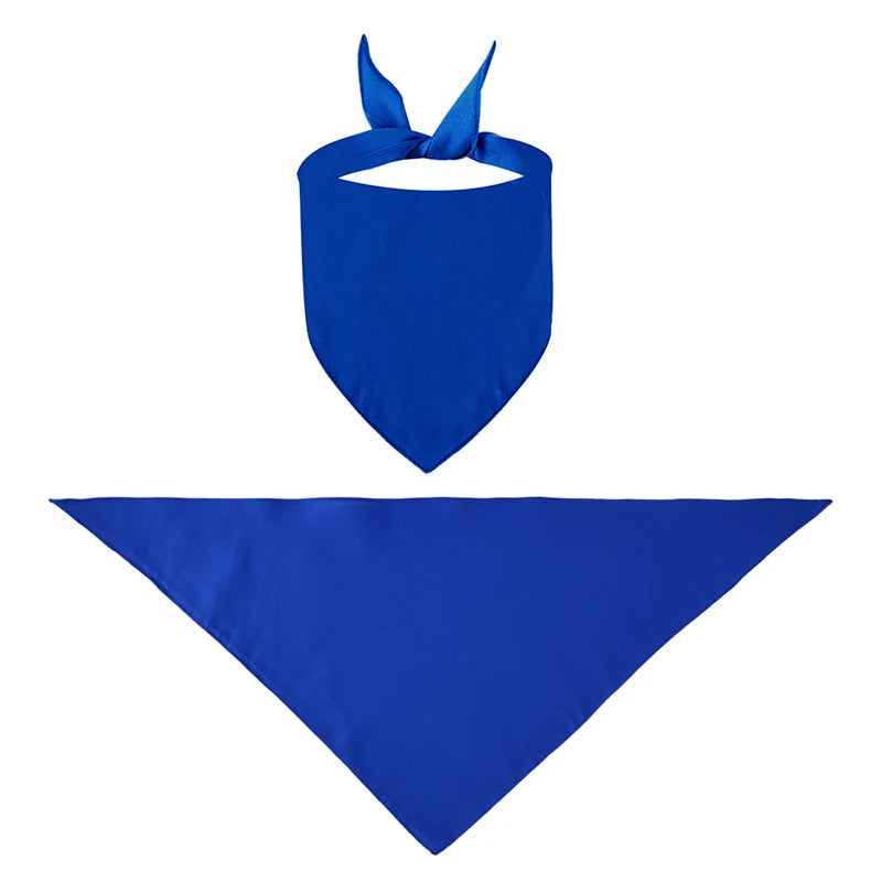 Pet Triangular Bandanas — 15 Colors, 2 Pcs MOQ, Sublimation Printing