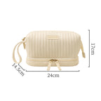 Custom Velvet Cosmetic Bags with Logo — Zipper Closure, Embroidery & Woven Labels