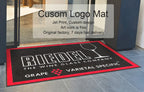Custom Machine Made Nylon Floor Mat: Chromojet Print, Nitrile Rubber Backing