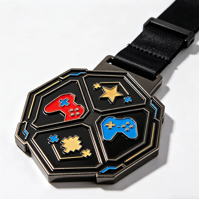 Custom 3D Painted Medals | Double Sided Metal Sports Award MOQ 100