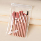 Custom 8-Piece Makeup Brush Set with Logo | 3,000 MOQ