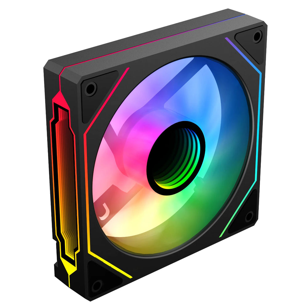 PLF120I Reverse ARGB PWM 120mm PC Case Cooling Fan | Custom Logo