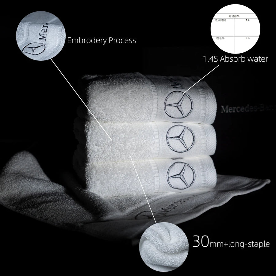 Custom Embroidered Towel Set with Logo | 300 MOQ