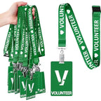 Custom Polyester Lanyard 900x20mm | Thermal Transfer Printing Breakaway Safety ID Holder for Events & Corporate Programs