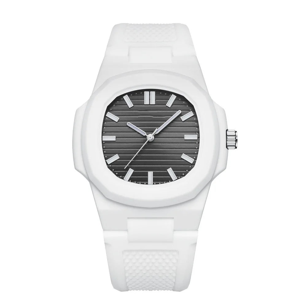 Custom Silicone Strap Watch with Logo | 300 MOQ | Plastic