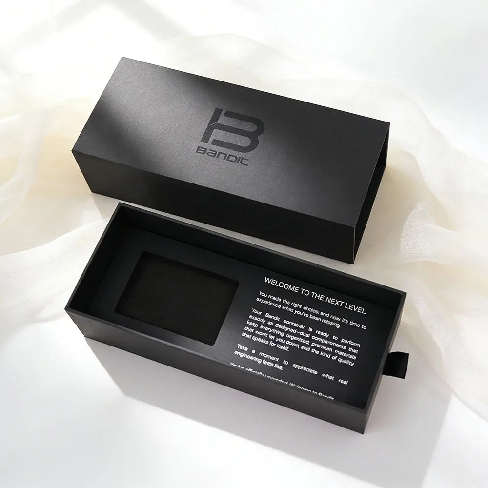 Custom Luxury Sliding Drawer Box | Debossing | 500 MOQ | 30-Day Lead