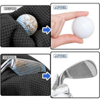 Custom Microfiber Golf Towels | 50-Piece MOQ & 10-Day Lead Time | Waffle Pattern & Carabiner Clip