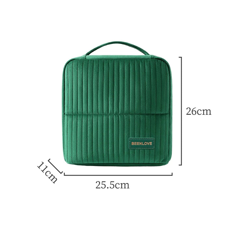 Custom Velvet Cosmetic Bags with Logo — Zipper Closure, Embroidery & Woven Labels
