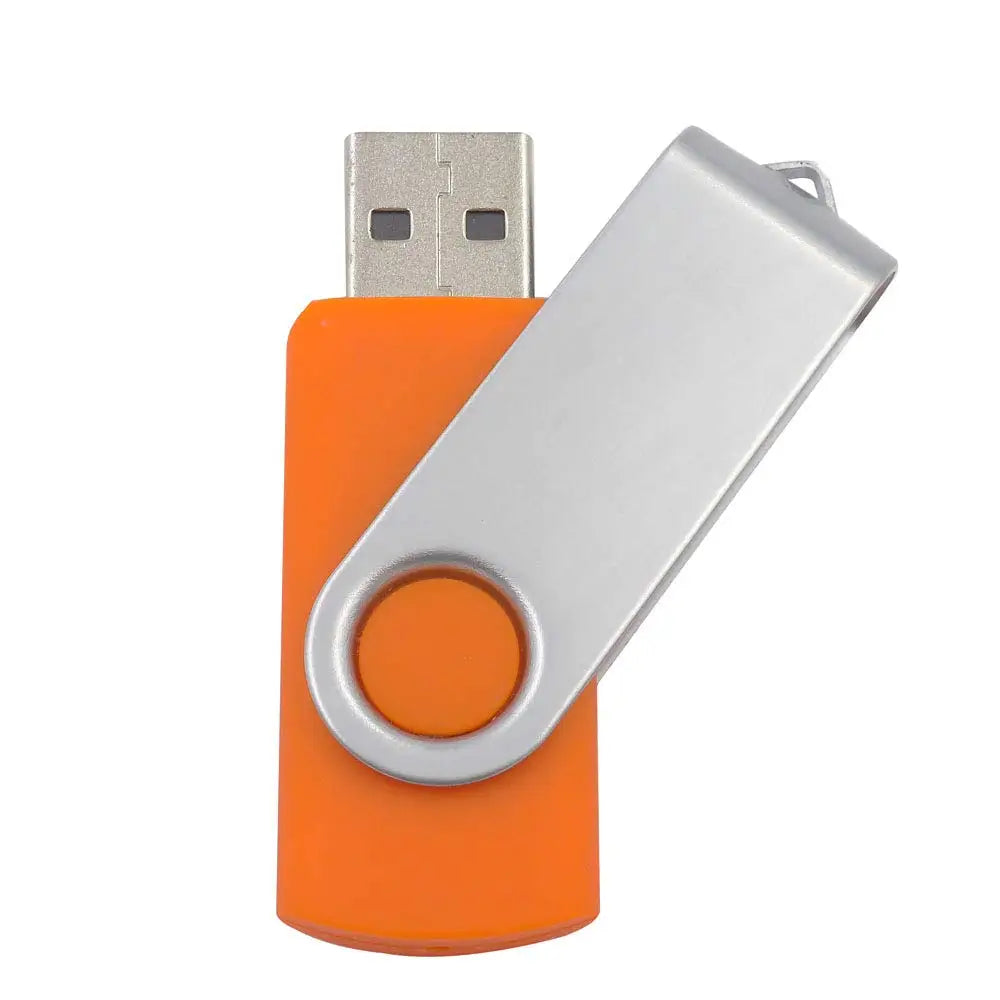 Custom USB Drive 4GB-128GB | 100 Pcs MOQ Swivel Promotional Flash Drive