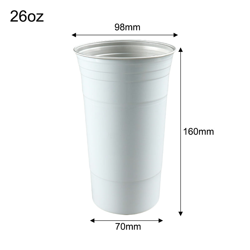 Custom 16oz Aluminum Tumbler | Food-Grade | Reusable Drinkware | Bulk Logo